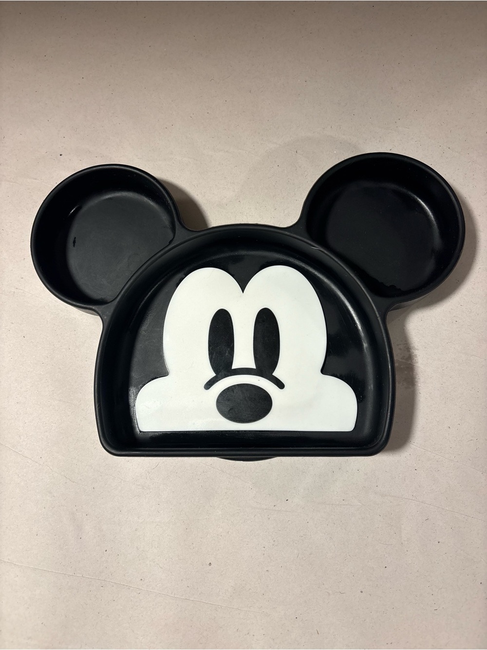 Disney Baby Bumkins Mickey Suction Bowl Silicone Black & White